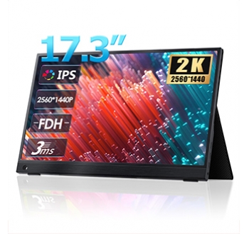17.3寸大屏顯示器 支持type-c一線(xiàn)投屏